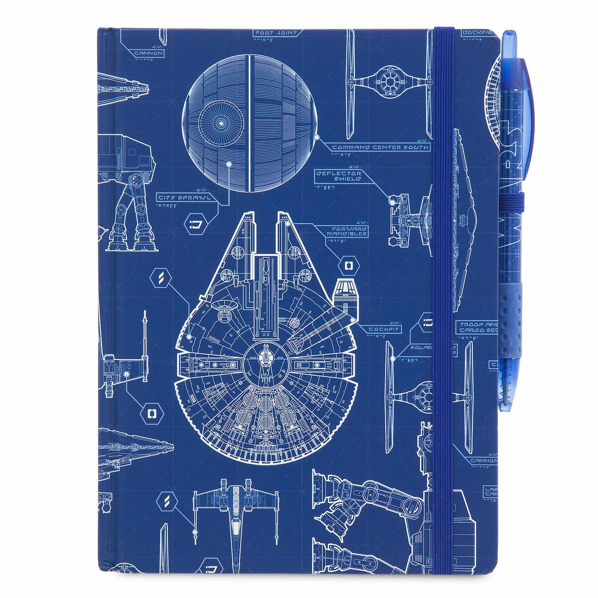 Disney Journal With Pen - Star Wars Blueprint 3 Disney Journal With Pen - Star Wars Blueprint