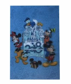 Disney Postcard - 2018 Mickey Mouse And Friends - Lenticular