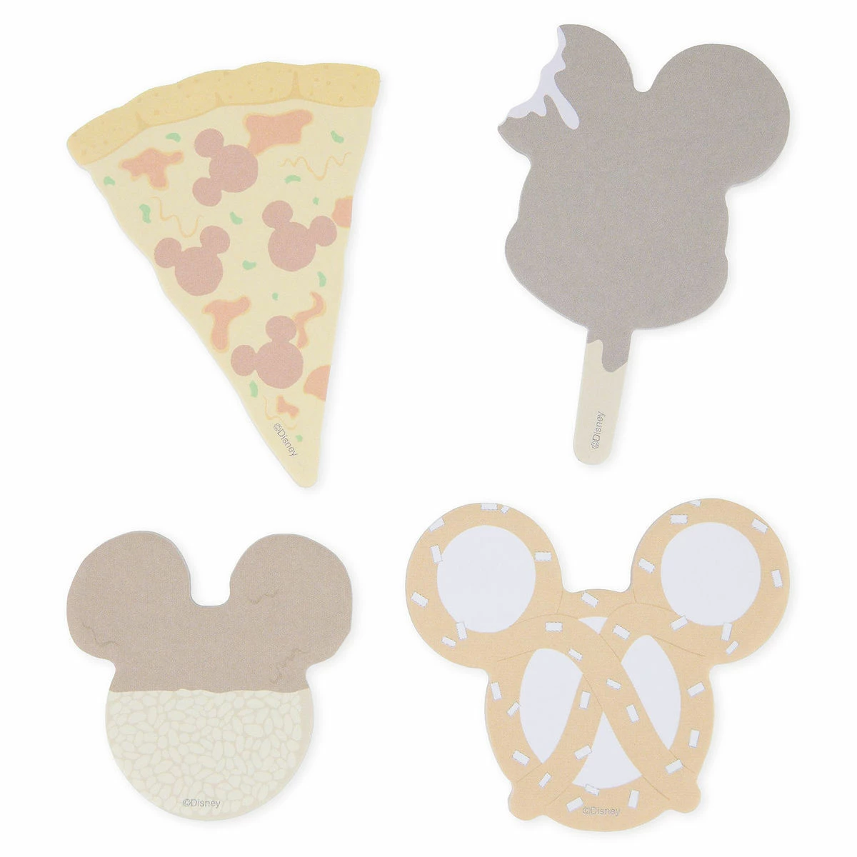 Disney Notepad Set - Disney Parks Food Sticky 3 Disney Notepad Set - Disney Parks Food Sticky