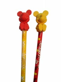 Disney Pencil Set - Mickey Mouse With Shaped Erasers