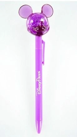 Disney Novelty Pen - Mickey Mouse Shaker - Purple