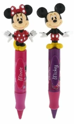 Disney Novelty Pen Set - Mickey And Minnie Mouse Kiss - Set Of 2