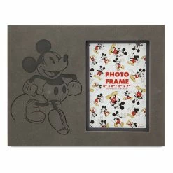 Disney Photo Frame - Mickey Mouse Embossed - Gray