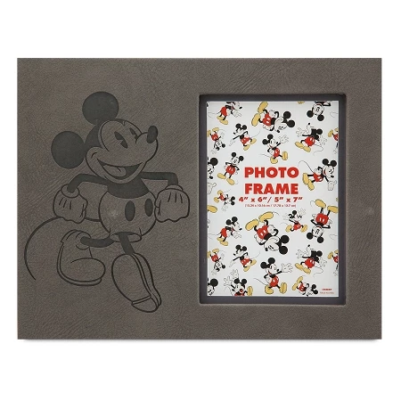 Disney Photo Frame - Mickey Mouse Embossed - Gray 3 Disney Photo Frame - Mickey Mouse Embossed - Gray