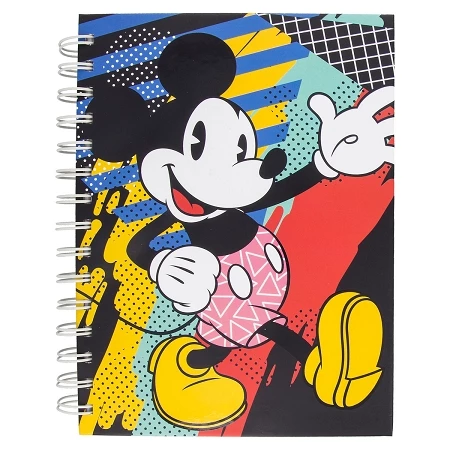 Disney Spiral Journal - Mickey Mouse 80s Flashback - Black 3 Disney Spiral Journal - Mickey Mouse 80s Flashback - Black