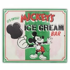 Disney Wall Sign - Mickey's Ice Cream Bar