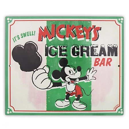 Disney Wall Sign - Mickey's Ice Cream Bar 3 Disney Wall Sign - Mickey's Ice Cream Bar
