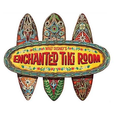 Disney Wall Sign - The Enchanted Tiki Room - Walt Disney World 3 Disney Wall Sign - The Enchanted Tiki Room - Walt Disney World
