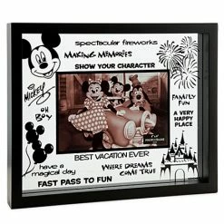 Disney Photo Frame - Disney Parks Clear Glass -- 4'' X 6''