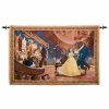 Disney Wall Hanging - Beauty And The Beast Tapestry -Souvenirs and Gadgets Shop 7509055880325