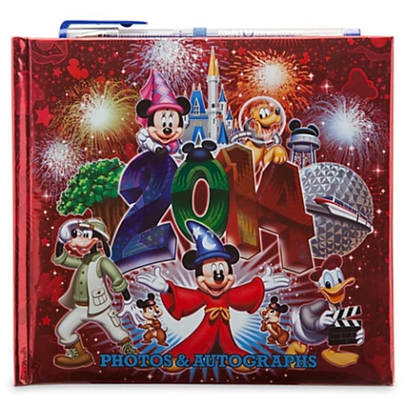 Disney Photo And Autograph Book - 2014 Mickey Mouse And Friends 3 Disney Photo And Autograph Book - 2014 Mickey Mouse And Friends