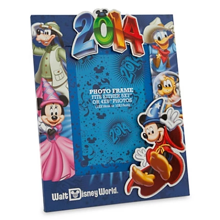 Disney Photo Frame - 2014 Mickey And Friends - 5" X 7" Or 4" X 6" 3 Disney Photo Frame - 2014 Mickey And Friends - 5" X 7" Or 4" X 6"