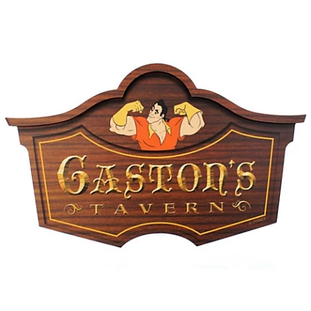 Disney Wall Sign - Gaston's Tavern - Beauty And The Beast 3 Disney Wall Sign - Gaston's Tavern - Beauty And The Beast