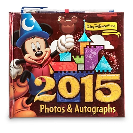 Disney Photo And Autograph Book - 2015 Sorcerer Mickey Mouse 3 Disney Photo And Autograph Book - 2015 Sorcerer Mickey Mouse