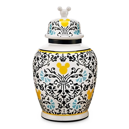 Disney Vase With Lid - Mickey Mouse Icon - Indigo 3 Disney Vase With Lid - Mickey Mouse Icon - Indigo