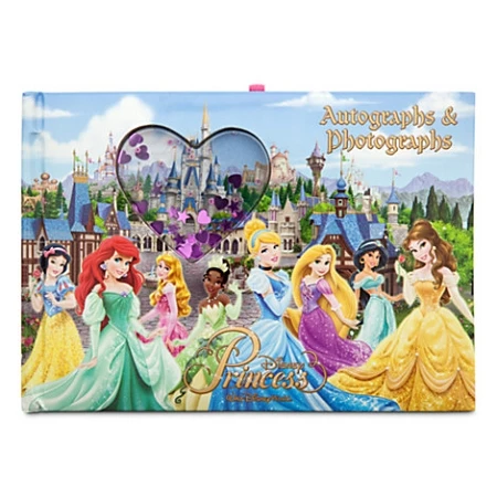 Disney Autograph Book And Photo Album - Princess - Disneyland 3 Disney Autograph Book And Photo Album - Princess - Disneyland