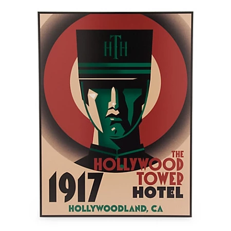 Disney Wood Sign - Hollywood Tower Hotel 3 Disney Wood Sign - Hollywood Tower Hotel