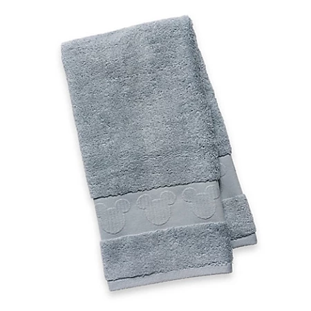 Disney Hand Towel - Mickey Mouse Icon - Light Blue -Souvenirs and Gadgets Shop 7509055890361