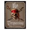 Disney Tin Sign - Pirates Of The Caribbean - No Trespassing 1 Disney Tin Sign - Pirates Of The Caribbean - No Trespassing -Souvenirs and Gadgets Shop 7511055889832