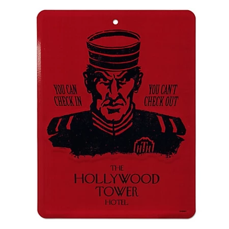 Disney Tin Sign - Hollywood Tower Hotel 3 Disney Tin Sign - Hollywood Tower Hotel
