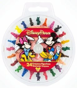 Disney Crayon Set - Mickey Mouse And Friends Figurine Shaped