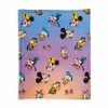 Disney Throw Blanket - Mickey And Minnie Mouse - Pie Eye 2 Disney Throw Blanket - Mickey And Minnie Mouse - Pie Eye -Souvenirs and Gadgets Shop bf952
