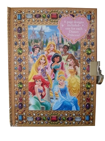 Disney Diary - Princess Lock Diary - 8 Princesses 3 Disney Diary - Princess Lock Diary - 8 Princesses