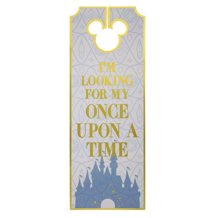 Disney Door Hanger - Castle - I'm Looking For My Once Upon A Time 3 Disney Door Hanger - Castle - I'm Looking For My Once Upon A Time