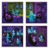 Disney Shag Coaster Set - The Haunted Mansion - 31 Ghosts 2 Disney Shag Coaster Set - The Haunted Mansion - 31 Ghosts -Souvenirs and Gadgets Shop dc18h72964376