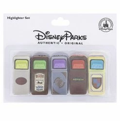 Disney Highlighter Set - Trash Can - Magic Kingom - 5 Pack