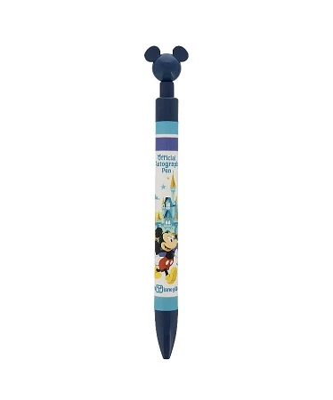 Disney Autograph Pen - Mickey Mouse And Castle - Passport 3 Disney Autograph Pen - Mickey Mouse And Castle - Passport