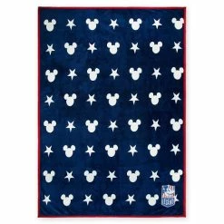 Disney Throw Blanket - Mickey Mouse Americana - Reversible