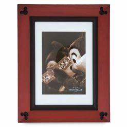 Disney Photo Frame - Mickey Mouse Icons - Wood - 5 X 7