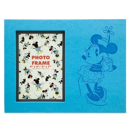 Disney Photo Frame - Minnie Mouse Embossed - Blue 3 Disney Photo Frame - Minnie Mouse Embossed - Blue