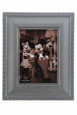 Disney Photo Frame - Mickey Mouse Icon Outline - Gray - 5 X 7