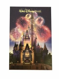 Disney Throw Blanket - Cinderella Castle With Fireworks