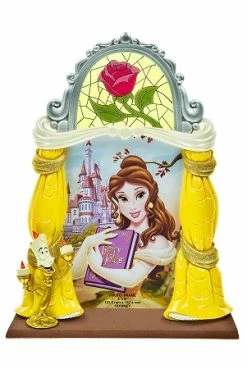 Disney Photo Frame - Belle And Lumiere Theme - 4 X 6