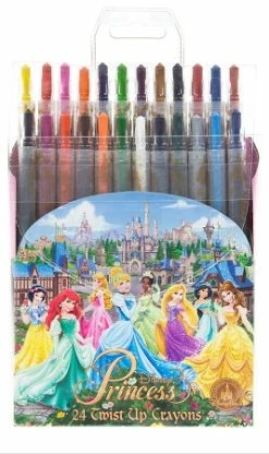 Disney Twist Up Crayons - Princess - Set Of 24