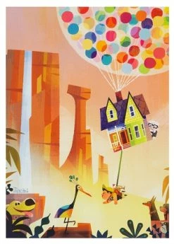 Disney Postcard - An Unlikely Adventure - UP