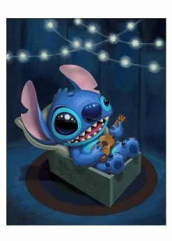 Disney Postcard - Stitch Serenade - By Tercek
