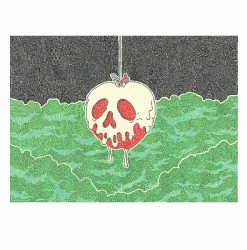 Disney Postcard - Villains Apple - By Visintainer