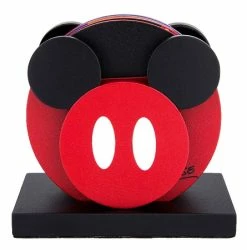 Disney Coaster Set - Colorful Kitchen - Mickey And Friends - Set Of 4