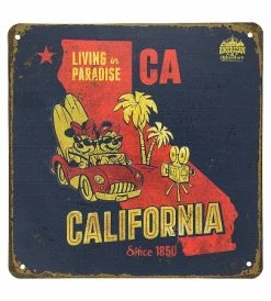 Disney Sign - California State - Mickey And Minnie Mouse