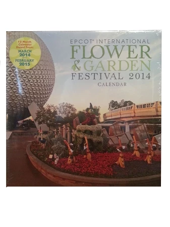 Disney Calendar - 2014 Epcot Flower And Garden Festival - 12 Month 3 Disney Calendar - 2014 Epcot Flower And Garden Festival - 12 Month