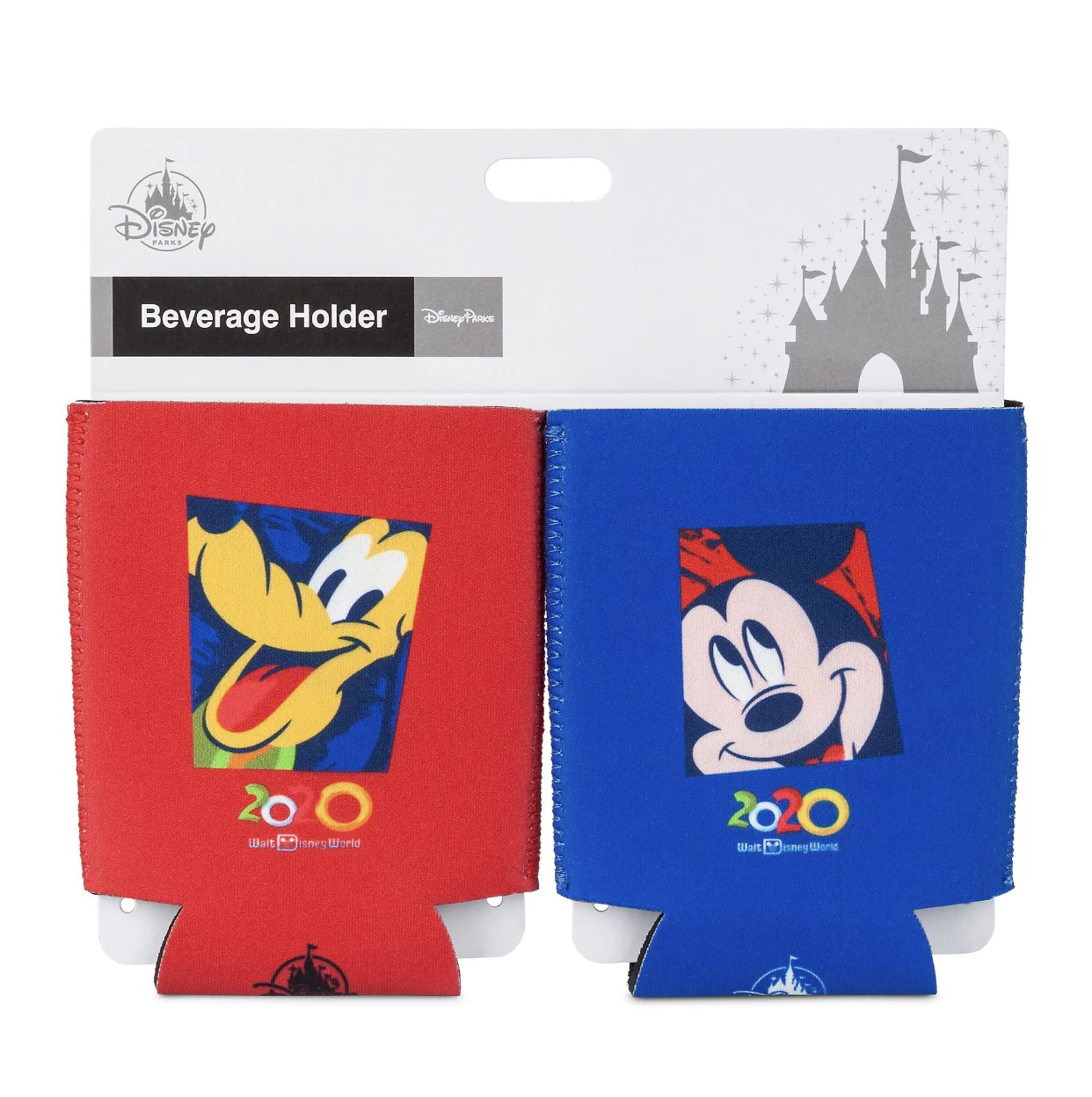 Disney Beverage Holder Set - 2020 Mickey Mouse And Pluto 3 Disney Beverage Holder Set - 2020 Mickey Mouse And Pluto