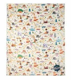 Disney Throw Blanket - Mickey Mouse And Friends Park Life