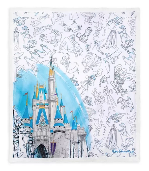 Disney Throw Blanket - Ink & Paint - Walt Disney World 3 Disney Throw Blanket - Ink & Paint - Walt Disney World