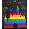 Disney Throw Blanket - Rainbow Castle Reversible Sequin Fleece 1 Disney Throw Blanket - Rainbow Castle Reversible Sequin Fleece -Souvenirs and Gadgets Shop sc12706