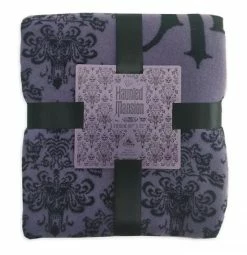 Disney Throw Blanket - The Haunted Mansion Wallpaper