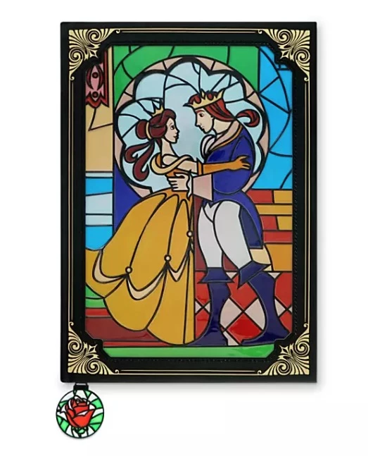 Disney Journal - Beauty And The Beast Stained Glass 3 Disney Journal - Beauty And The Beast Stained Glass